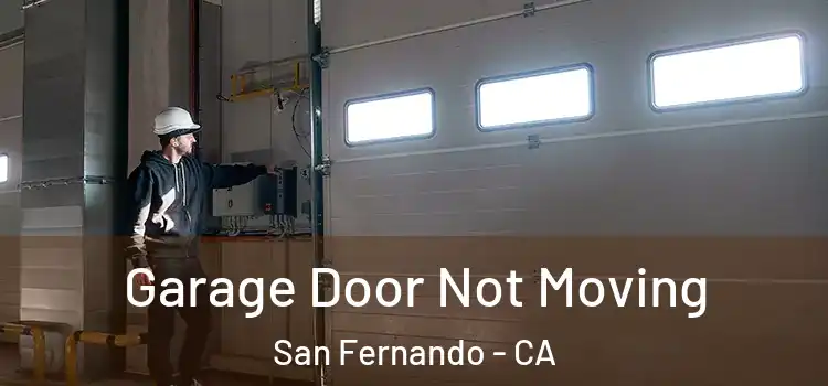  Garage Door Not Moving San Fernando - CA