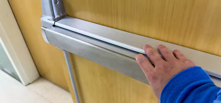 Installing a Push Bar on a Door San Fernando